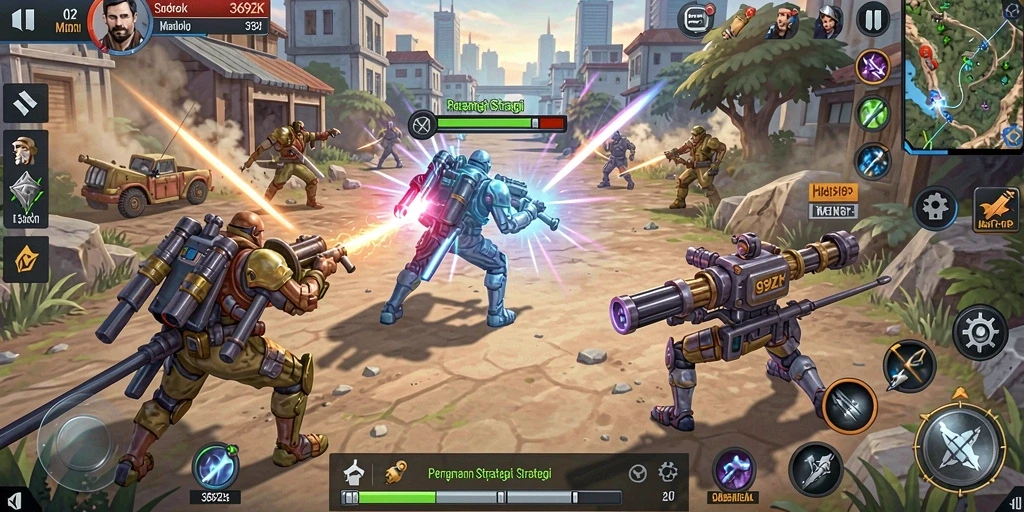 Tampilan seru gameplay strategi dalam 369ZK.
