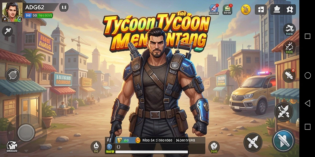 Tampilan gameplay ADG62 yang menegangkan dan menarik.