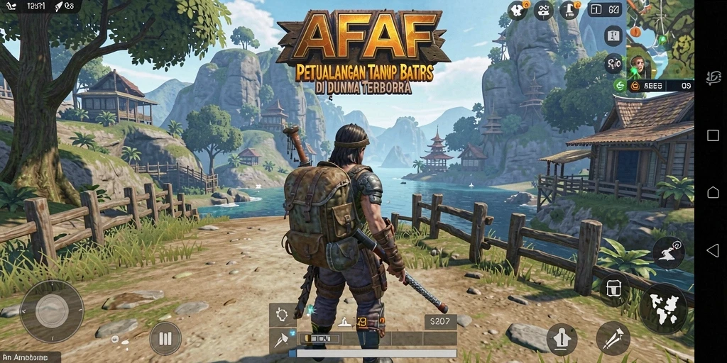 Tampilan screenshot gameplay Open World AFAF yang menakjubkan.