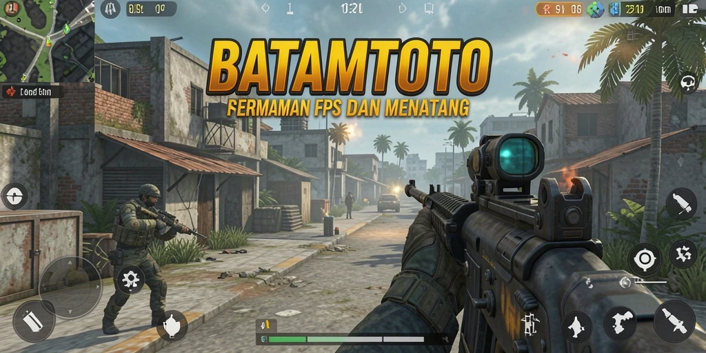 Tangkapan layar menunjukkan aksi mendebarkan dalam permainan FPS.