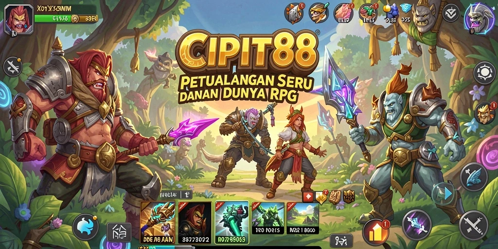 Screenshot menampilkan aksi intens dan grafis indah dalam CIPIT88.