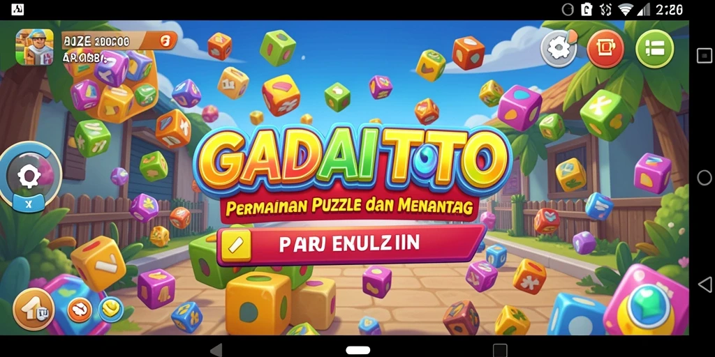 Tampilan gameplay GADAITOTO yang menyenangkan dan penuh tantangan.