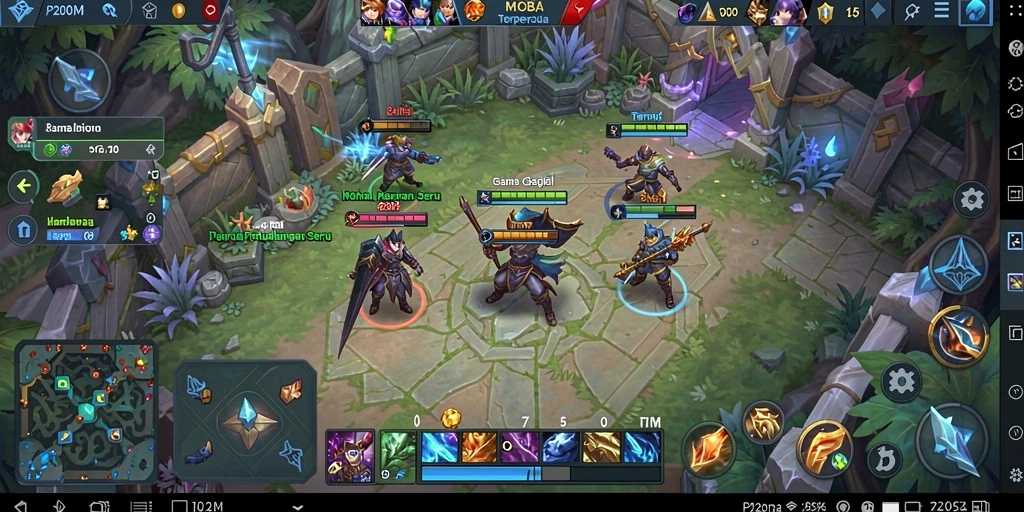Gameplay seru dari P200M yang membuat adrenalin meningkat.