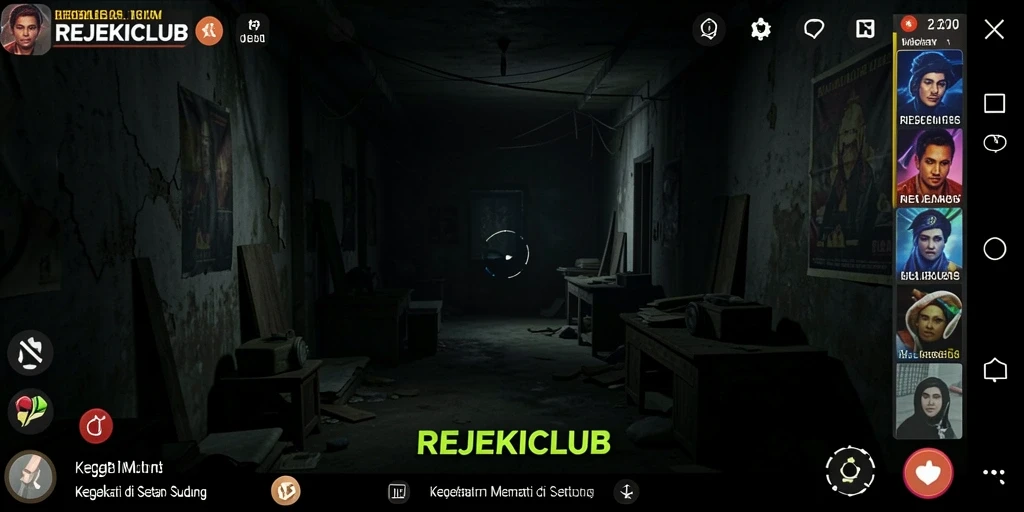 Gameplay seram yang membuat jantung berdegup kencang di REJEKICLUB.
