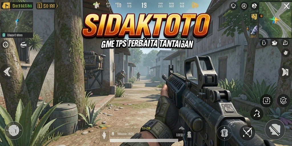 Tampilan gameplay intens dari SIDAKTOTO dalam aksi TPS.