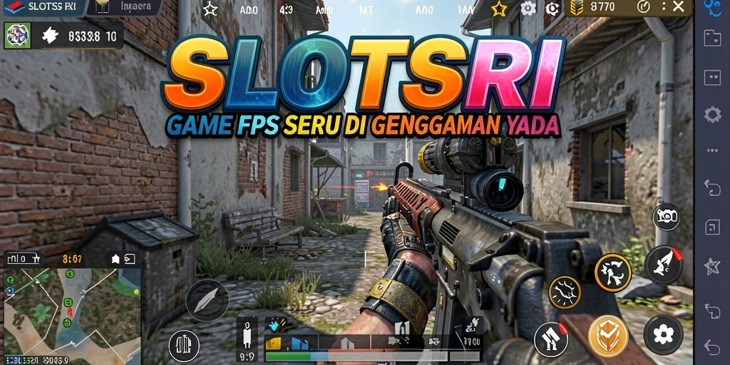 Tampilan seru dari gameplay FPS di SLOTSRI.
