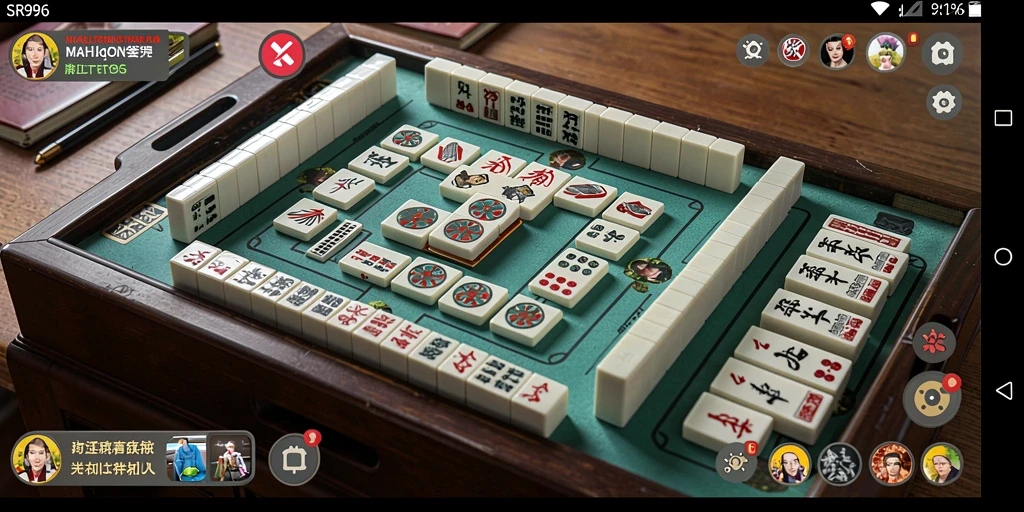 Tampilan gameplay SR996 yang menarik dalam permainan Mahjong.