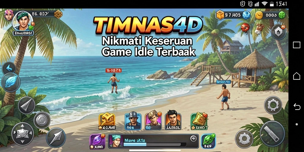 Tampilan gameplay TIMNAS4D yang menarik dan seru.