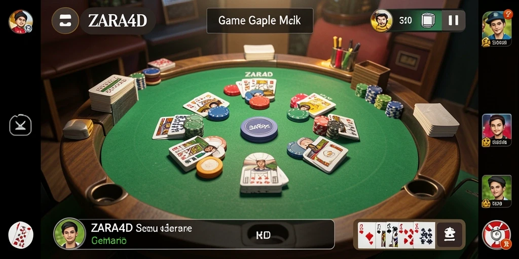 Tampilan gameplay ZARA4D yang seru dan interaktif.