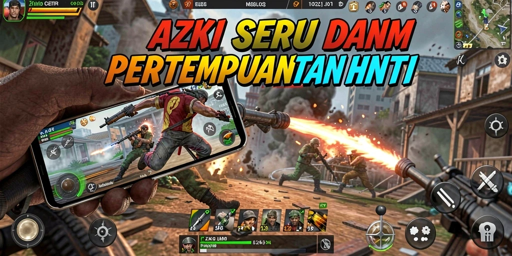 Tampilan gameplay ZK7 yang penuh aksi dan seru.