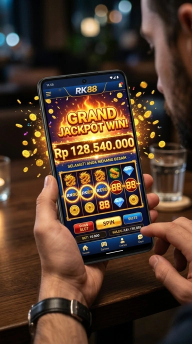 Screenshot tampilan antarmuka rk88 yang menarik.