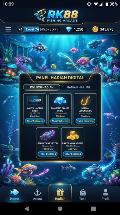 Berbagai kategori aplikasi tersedia di rk88.
